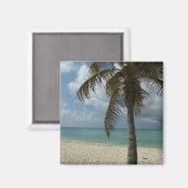 Aruban Beach I Beautiful Nature Szene Magnet (Vorderseite/Rückseite)