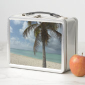 Aruban Beach I Beautiful Nature Szene Metall Brotdose (Beispiel)