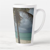 Aruban Beach I Beautiful Nature Szene Milchtasse (Rechts)