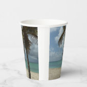 Aruban Beach I Beautiful Nature Szene Pappbecher (Rechts)
