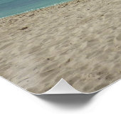 Aruban Beach I Beautiful Nature Szene Poster (Ecke)