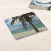 Aruban Beach I Beautiful Nature Szene Rechteckiger Pappuntersetzer (angewinkelt)