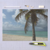 Aruban Beach I Beautiful Nature Szene Seidenpapier (Handwerk)