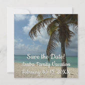 Aruban Beach I Save the Date (Vorderseite)