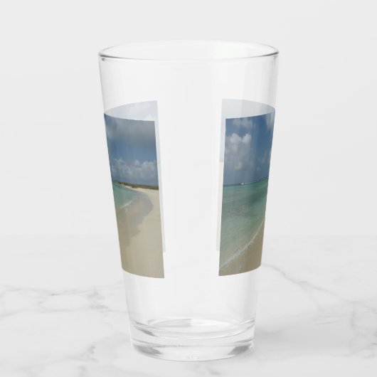 Aruban Beach II Schöne Landschaft Glas (Rechts)