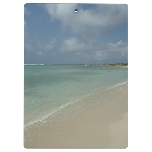 Aruban Beach II Schöne Landschaft Klemmbrett (Rückseite)