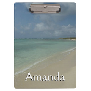 Aruban Beach II Schöne Landschaft Klemmbrett