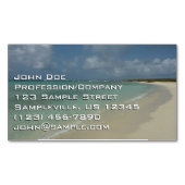 Aruban Beach II Schöne Landschaft Magnetische Visitenkarte (Vorderseite)