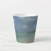 Aruban Beach II Schöne Landschaft Milchtasse (Vorderseite)