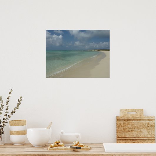 Aruban Beach II Schöne Landschaft Poster (Küche)