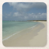Aruban Beach II Schöne Landschaft Rechteckiger Pappuntersetzer (Vorderseite)
