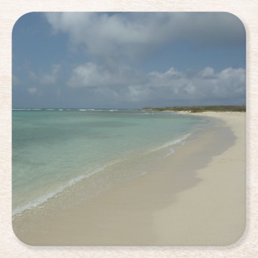 Aruban Beach II Schöne Landschaft Rechteckiger Pappuntersetzer (Vorderseite)