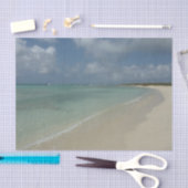 Aruban Beach II Schöne Landschaft Seidenpapier (Handwerk)