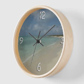 Aruban Beach II Schöne Landschaft Uhr (Winkel)
