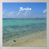 Aruban Beach Poster (Vorne)