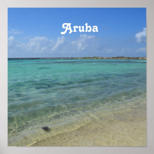 Aruban Beach Poster (Vorne)