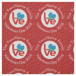 Aruban Flag Heart Red Liebe Stoff