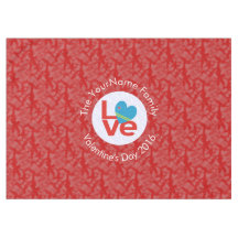 Aruban Flag Heart Red Liebe
