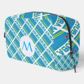 Aruban Flag Tiled Mit Monogramm Waschbeutel (Rechte Ecke)