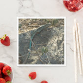 Aruban Whiptail Lizard Tropische Tierfotografie Serviette (Beispiel)