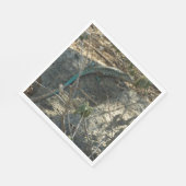 Aruban Whiptail Lizard Tropische Tierfotografie Serviette (Ecke)