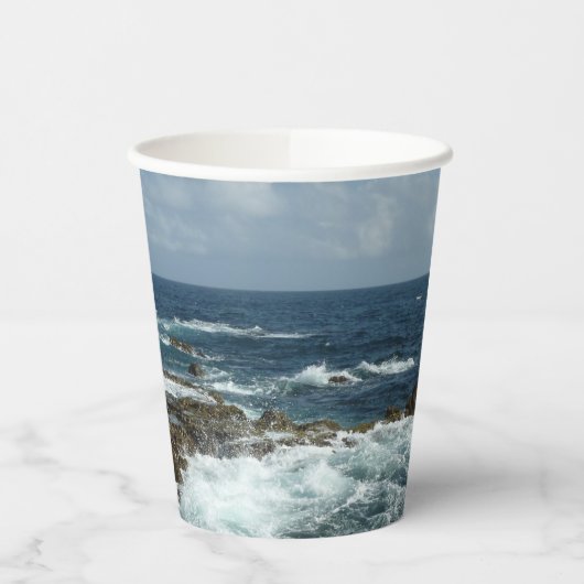 Arubas felsige Küste Pappbecher (Links)