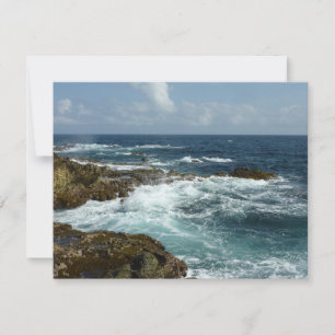 Arubas Felsküste und blauer Ozean