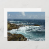 Arubas Felsküste und blauer Ozean (Vorne/Hinten)