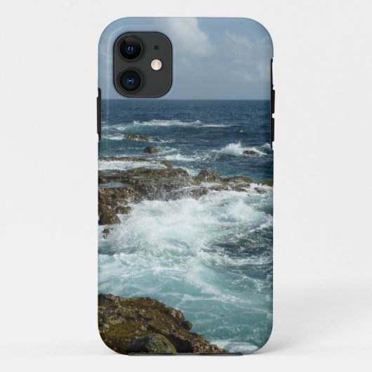Arubas Felsküste und blauer Ozean Case-Mate iPhone Hülle (Rückseite)