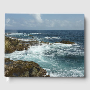 Arubas Felsküste und blauer Ozean Gästebuch