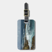 Arubas Felsküste und blauer Ozean Gepäckanhänger (Vorderseite vertikal)