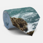 Arubas Felsküste und blauer Ozean Krawatte (Gerollt)