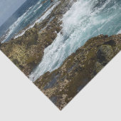 Arubas Felsküste und blauer Ozean Seidenpapier (Ausschnitt)