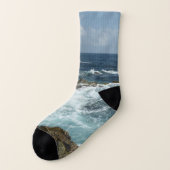 Arubas Felsküste und blauer Ozean Socken (Links - Außen)