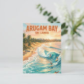 Arugam Bay Sri Lanka Postkarte (Stehend Vorderseite)