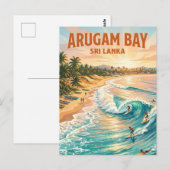 Arugam Bay Sri Lanka Postkarte (Vorne/Hinten)