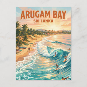 Arugam Bay Sri Lanka Postkarte