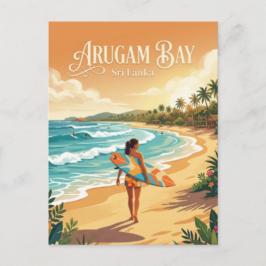 Arugam Bay Sri Lanka Postkarte (Vorderseite)