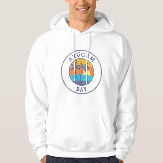 Arugam Bay, Sri Lanka verblasst klassischen Stil Hoodie (Vorderseite)