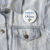 Arugula-Esser für Obama-Knopf Button (Beispiel)