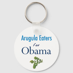 Arugula-Esser für Obama-Schlüsselanhänger Schlüsselanhänger