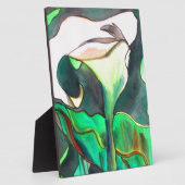 Arum Lily Aquarellmalerei Fotoplatte (Seite)