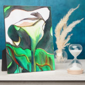 Arum Lily Aquarellmalerei Fotoplatte (Seite)