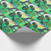 Arum Lily Aquarellmalerei Geschenkpapier (Ecke)