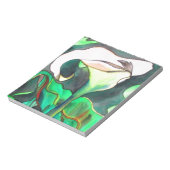 Arum Lily Aquarellmalerei Notizblock (Rotiert)