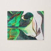 Arum Lily Aquarellmalerei Puzzle (Horizontal)