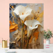 Arum Lily - Impasto Floral Acrylschild (Hochzeit)