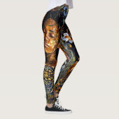 "Arumáya" Jaguars Bloom - Frauen in Amazonien Leggings (Rechts)