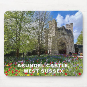 Arundel Castle im Frühjahr, West Sussex Mousepad