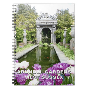 Arundel Gardens in Spring Time, West Sussex Notizblock